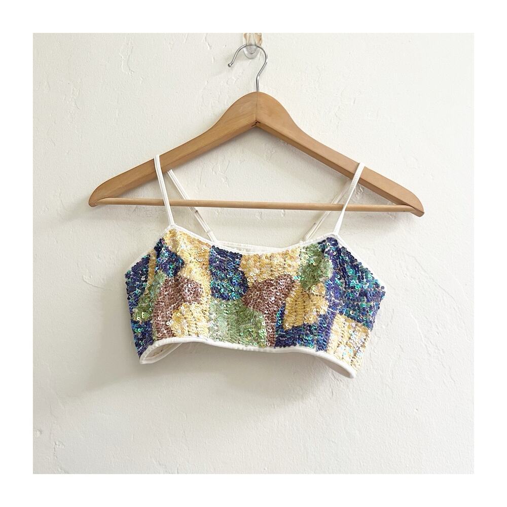 Jen’s Pirate Booty And Free People Collab Sequin Bralette Multicolor